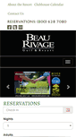 Mobile Screenshot of beaurivagegolf.com